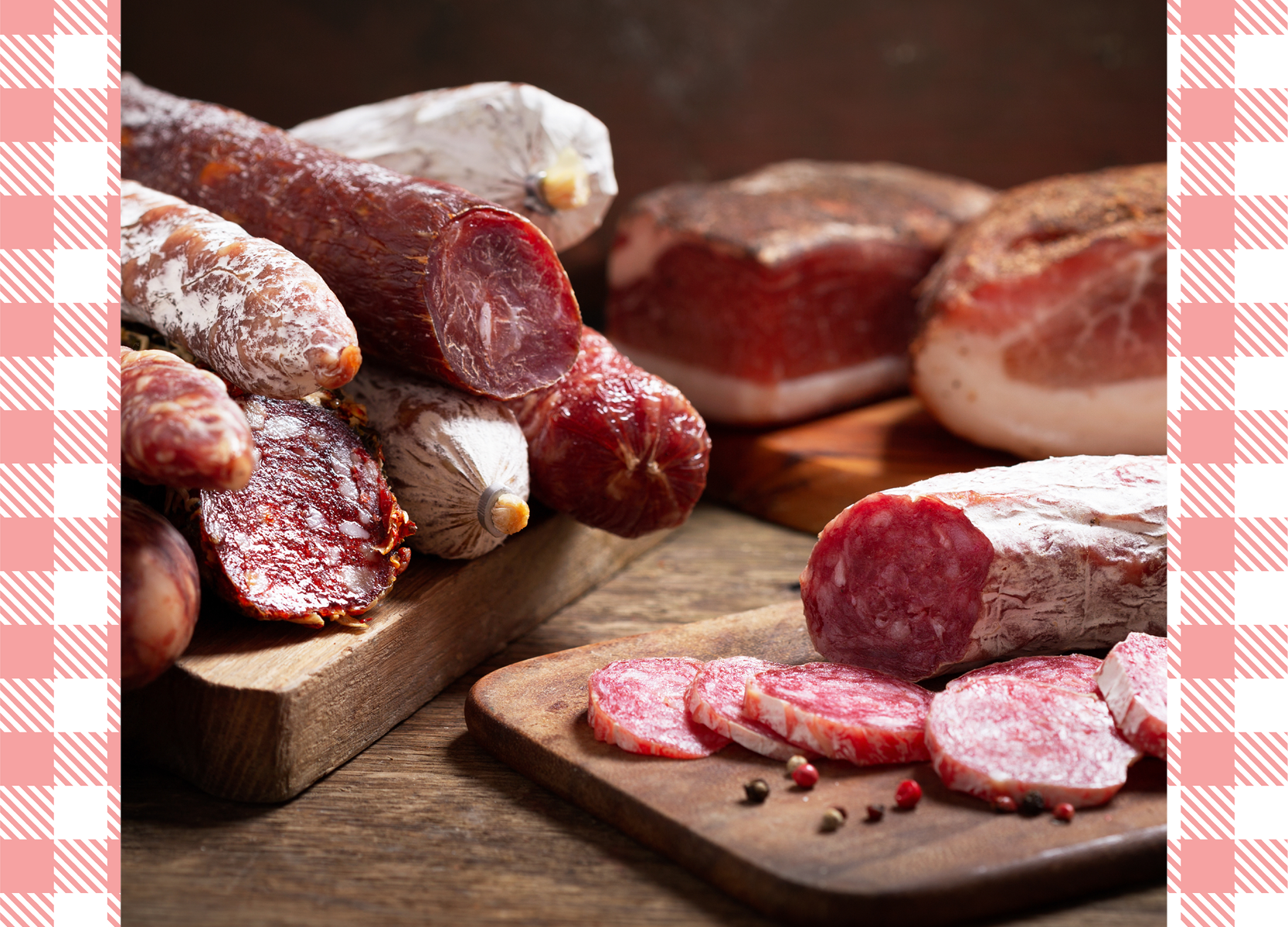 Droge worst Vleesweelde